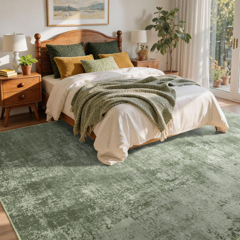 Cuzwlovita machine-washable rug stays fresh with easy cold-water cleaning.