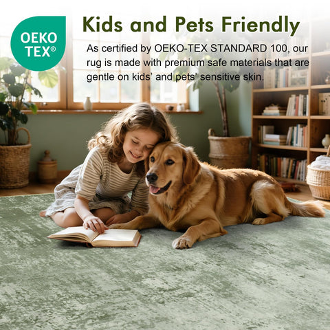 Cuzwlovita thin-foldable rug folds flat for storage and doorstep use.