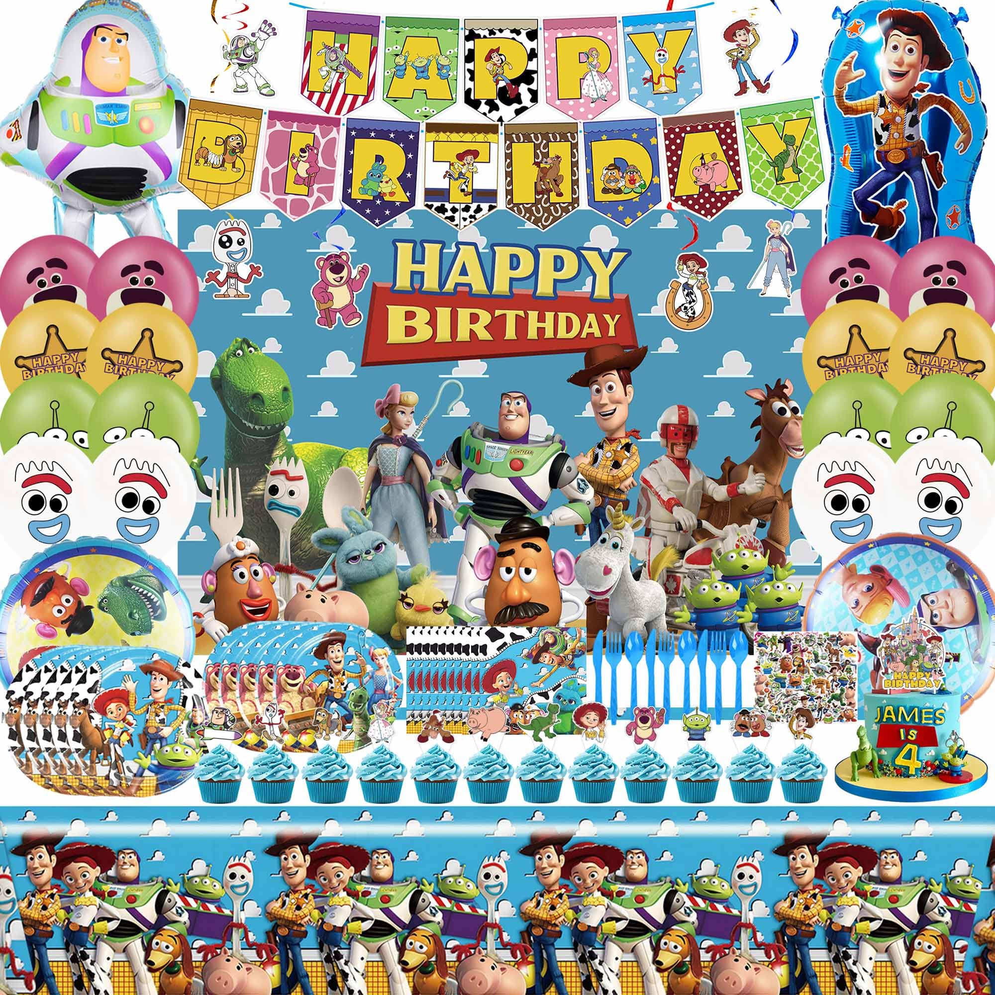 CVCXFParty cartoon birthday banner enhances festive decor and photo moments.