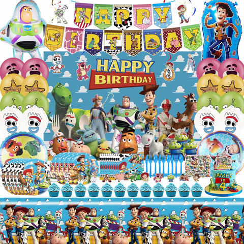 CVCXFParty cartoon birthday banner enhances festive decor and photo moments.