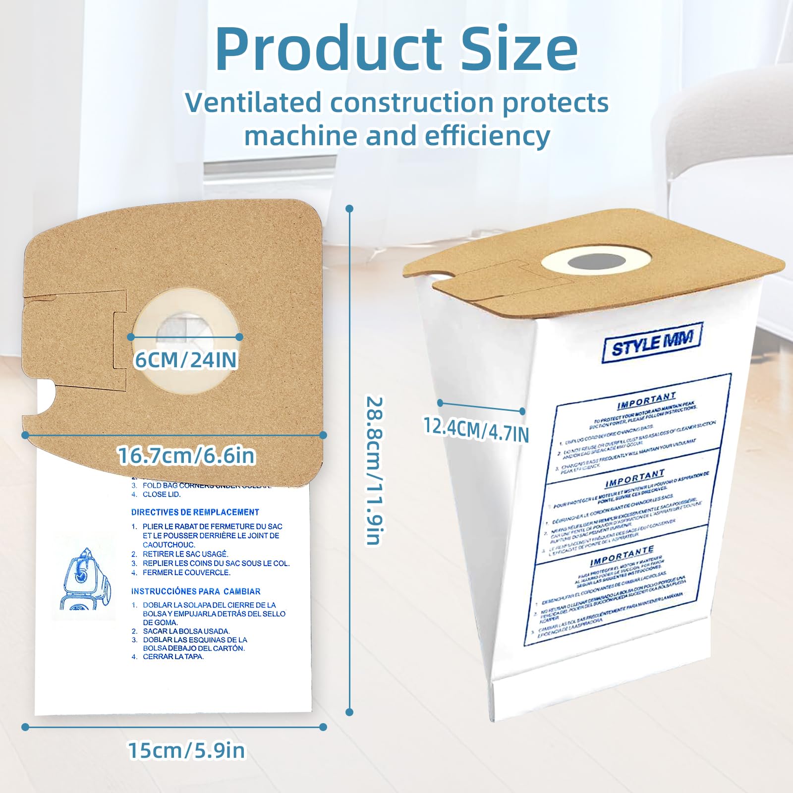 Cwfas compatibility label for 60295A/60295 on MM bags