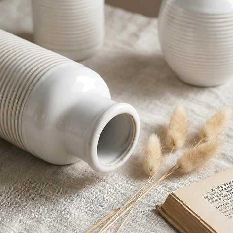 CWFutwell ceramic vases waterproof and suitable for fresh or dried stems
