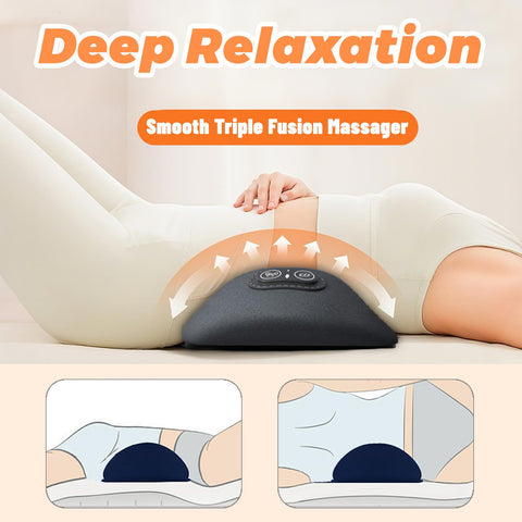 CXGTCI 3 in 1 lumbar pillow heat function soothes tense muscles.