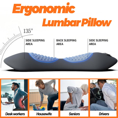 CXGTCI ergonomic memory foam supports the natural back curve.