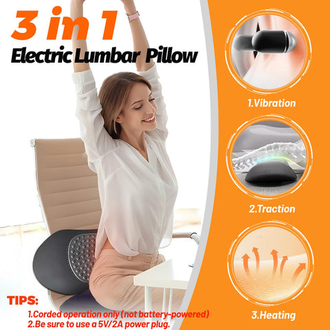 CXGTCI portable back pillow for office, home, or travel.