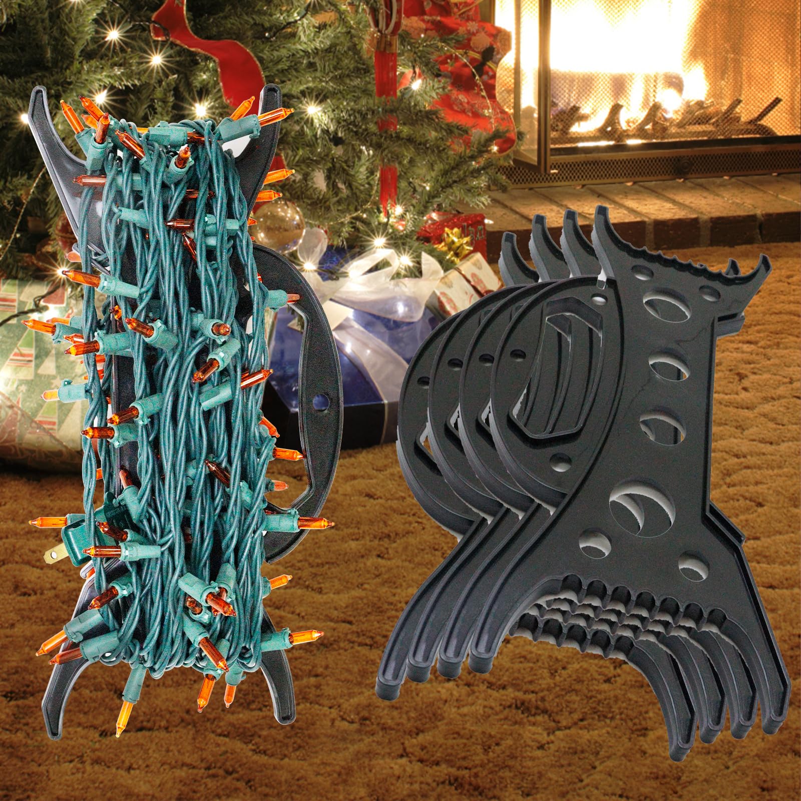 CXLHO all-purpose holiday storage for garlands, beads, and cords.