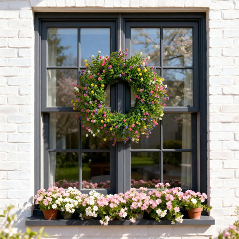 DIY friendly CYANBLOOM wreath idea for gifting or personal seasonal décor.