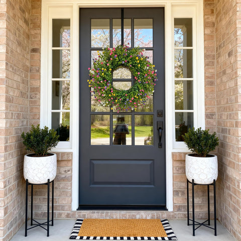 Weatherproof design keeps colors vibrant through sun, rain, and wind.
