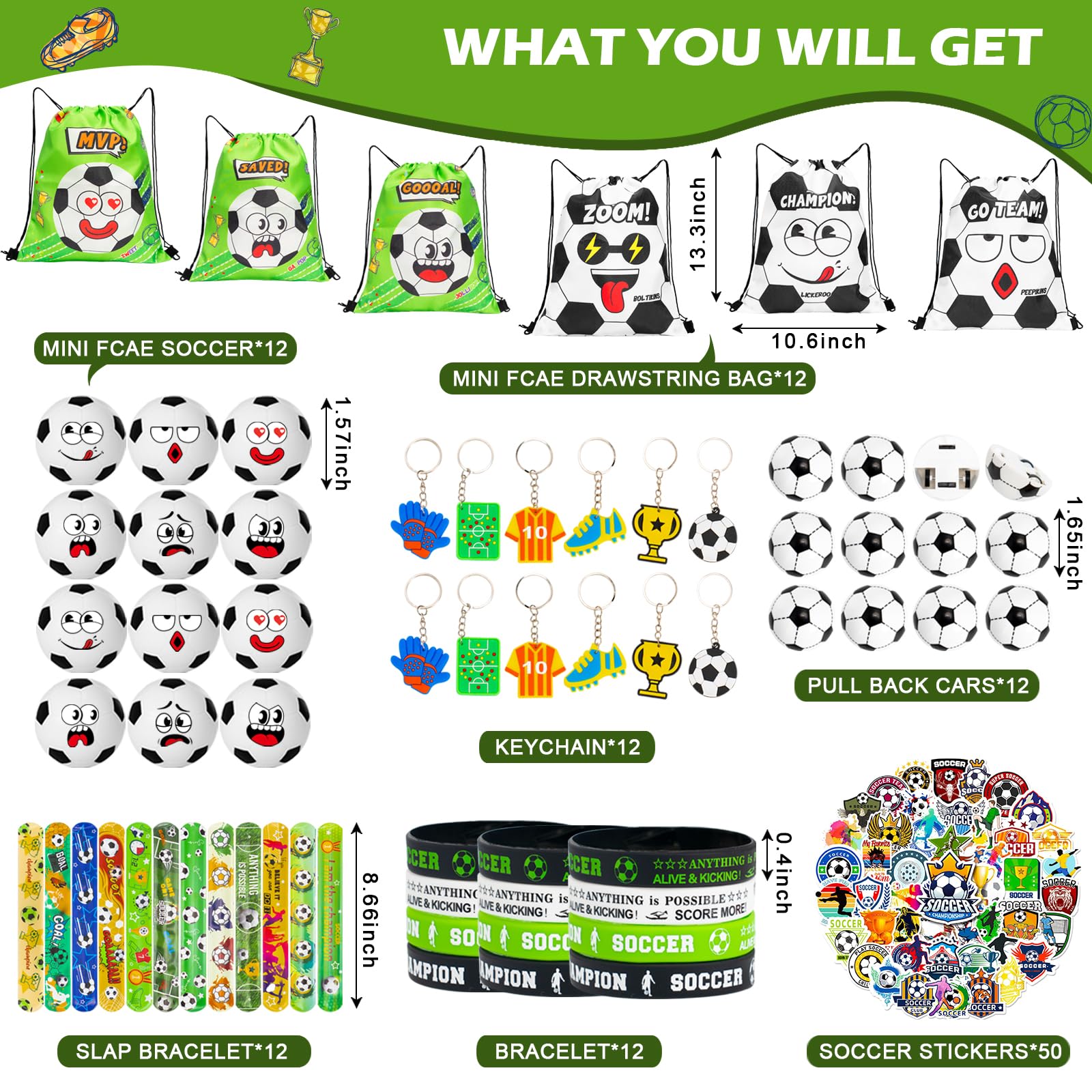 Cyclescrux stress balls with funny faces for tactile party play.