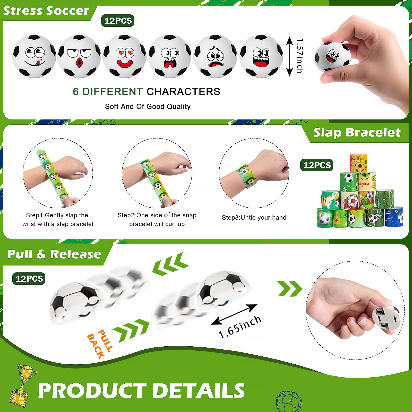 Cyclescrux soccer wristbands for color and quick player identification.