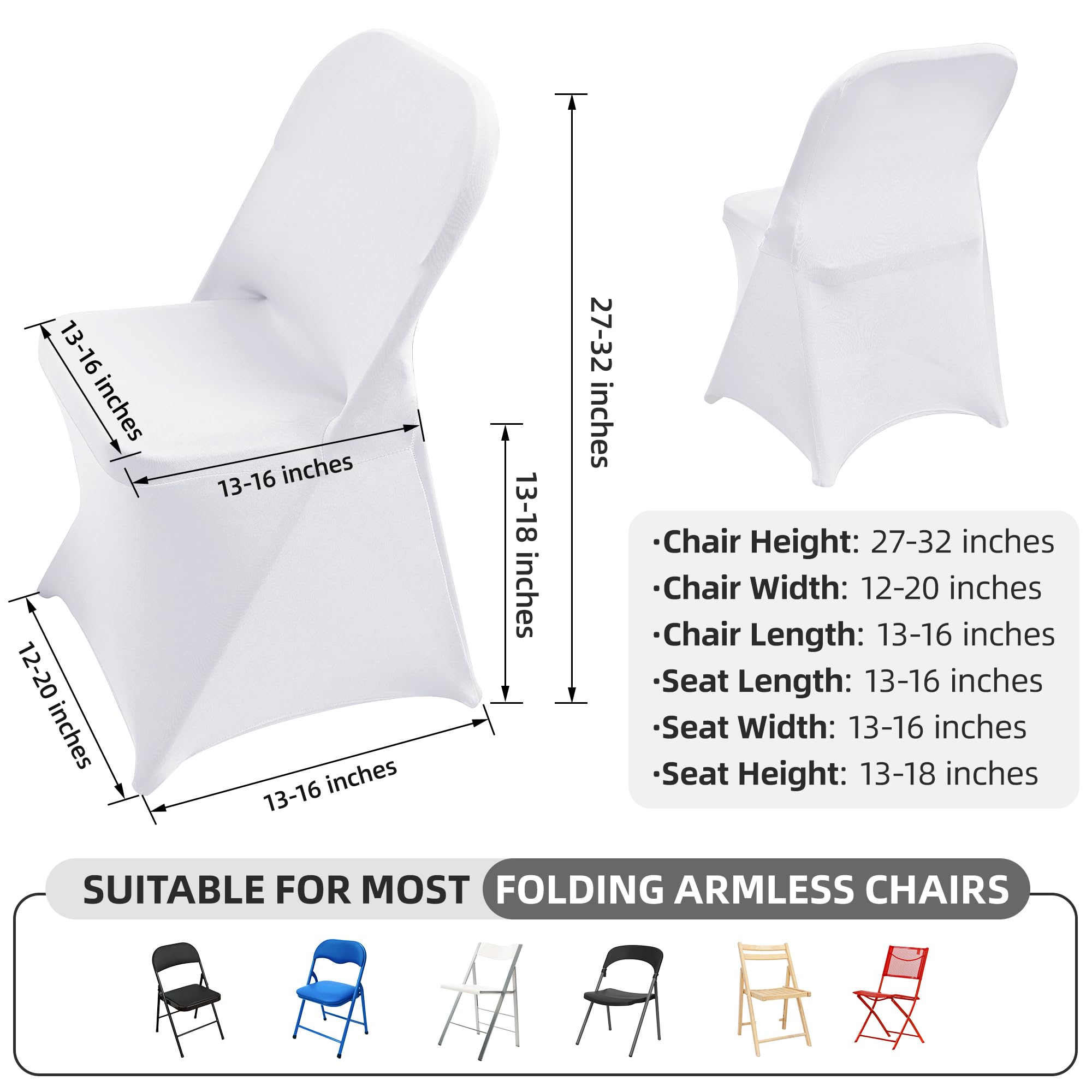 CYFFPKMN machine-washable chair cover cleans easily after events.