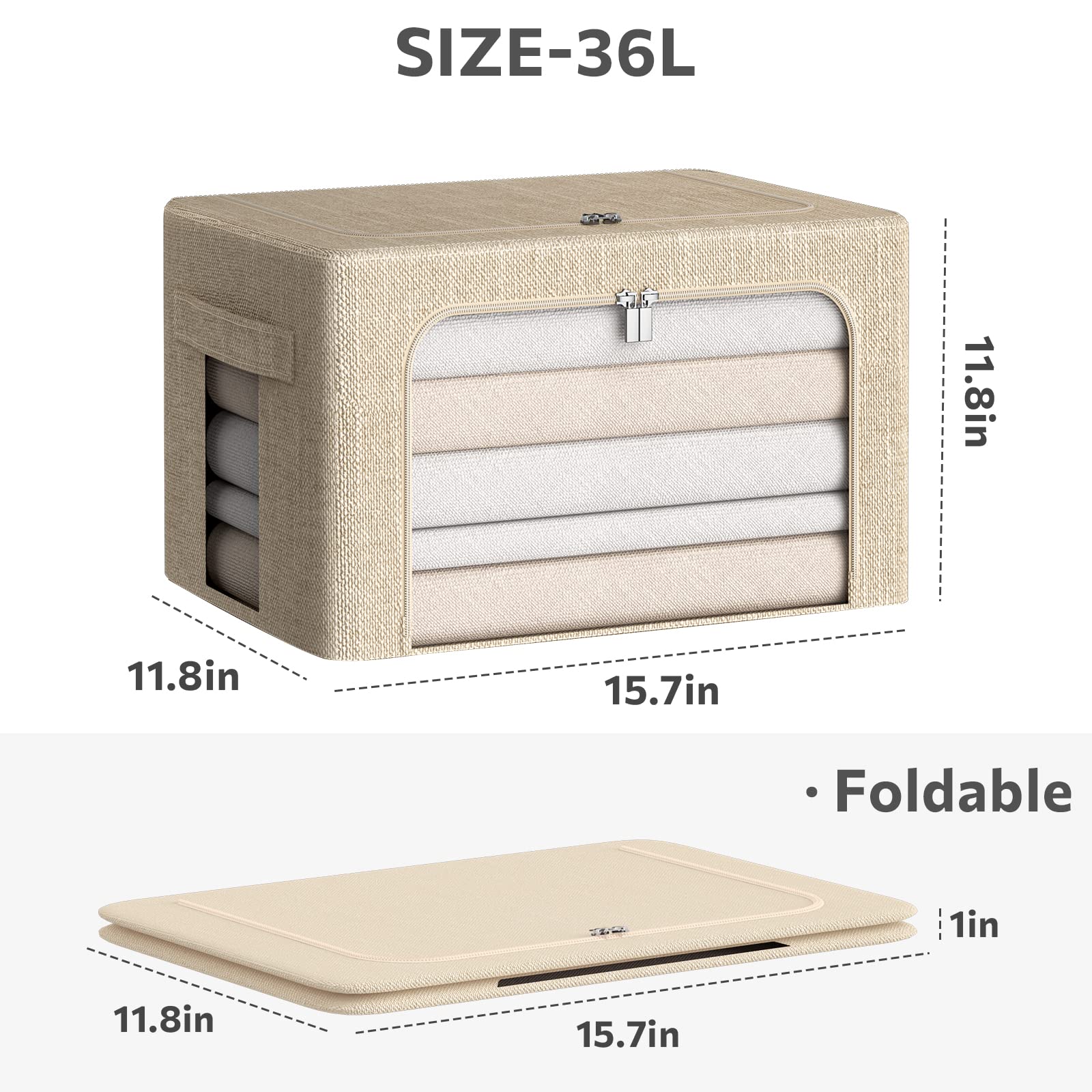 CYhom 3Pack fold-flat option minimizes clutter when not in use.