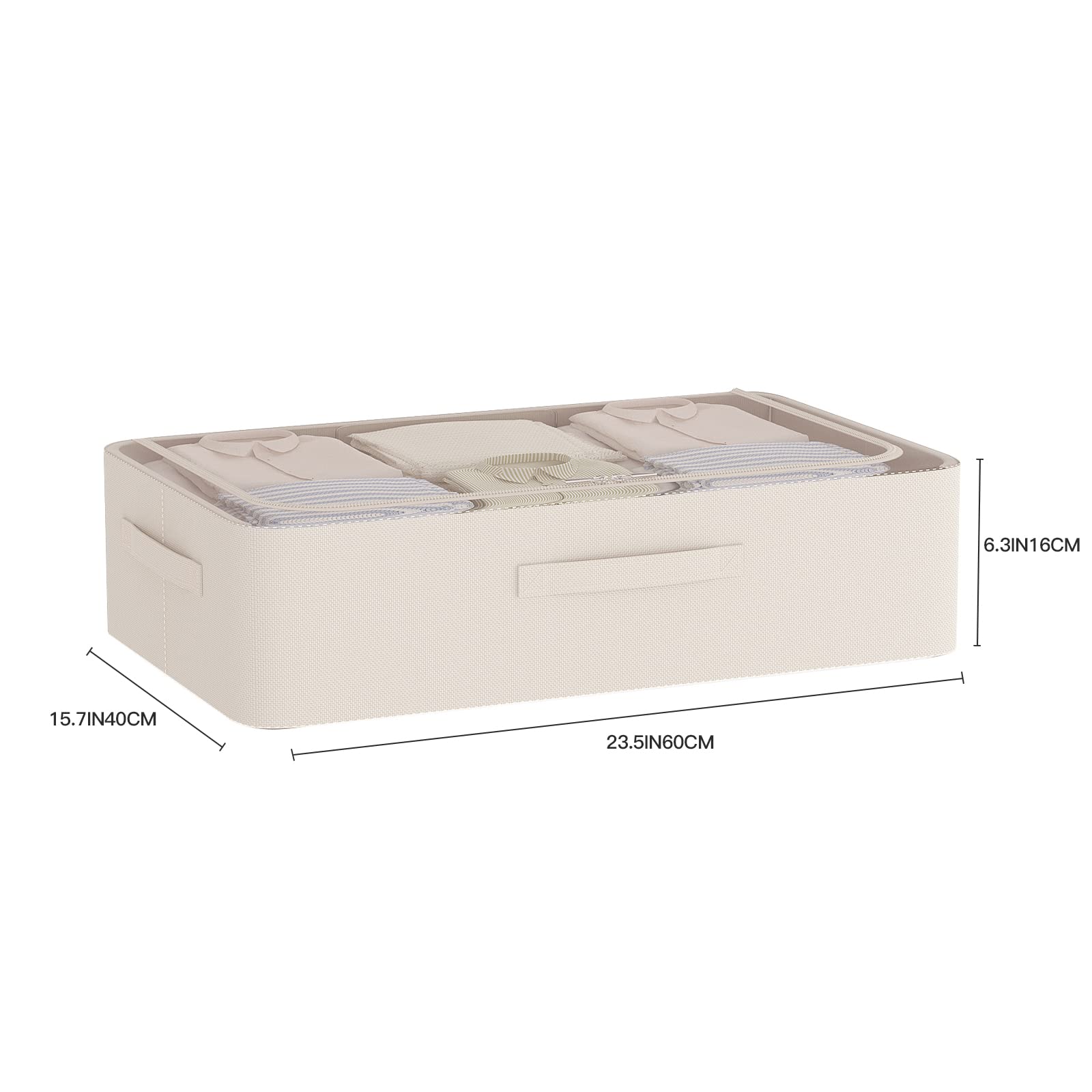 CYhom double-zipper and sturdy handles enable smooth access and portability