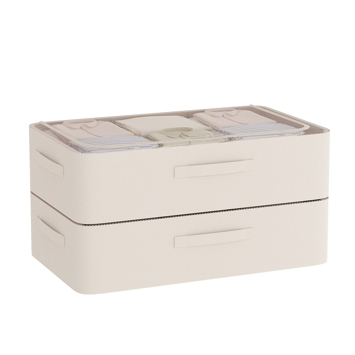 CYhom under-bed storage bin with oxford fabric for roomy seasonal clothes