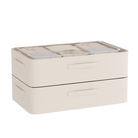CYhom under-bed storage bin with oxford fabric for roomy seasonal clothes