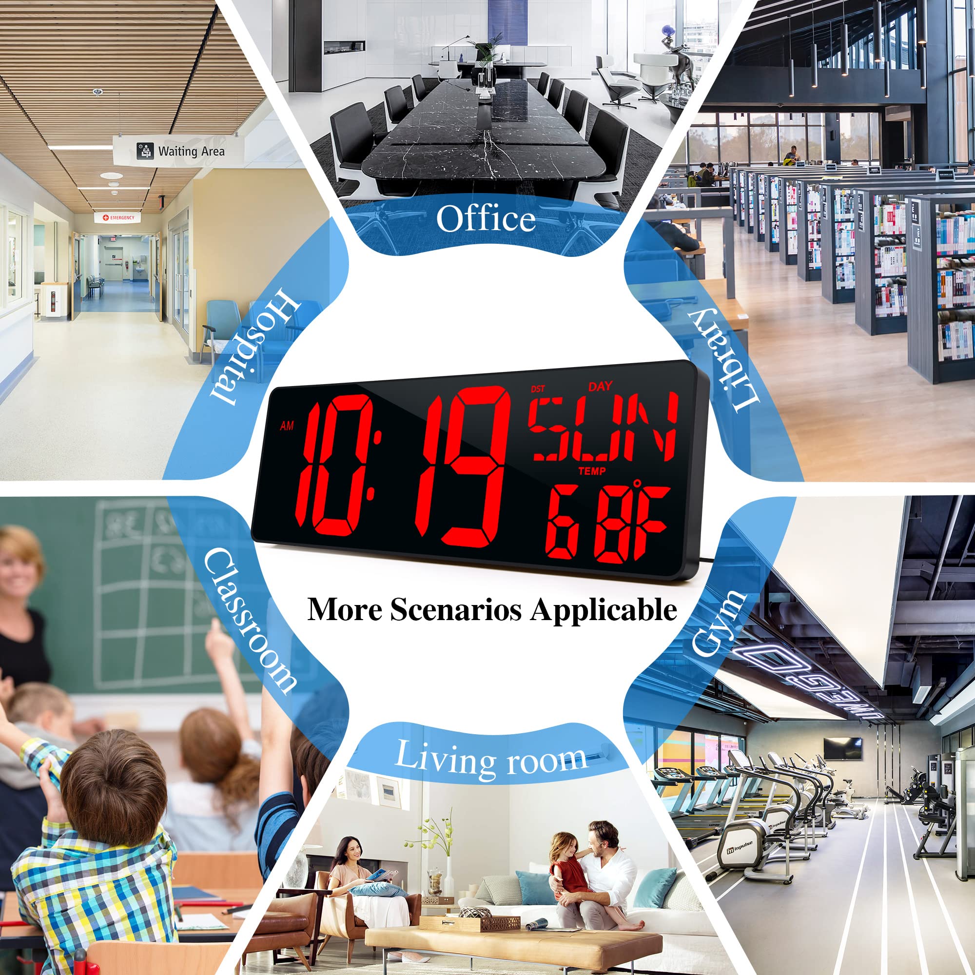 CYMHCHL auto-dimming LED provides comfortable brightness day and night.