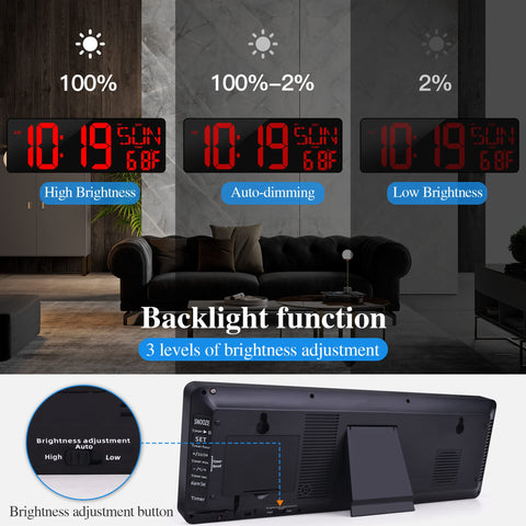 CYMHCHL gift-ready digital clock suitable for seniors and family.