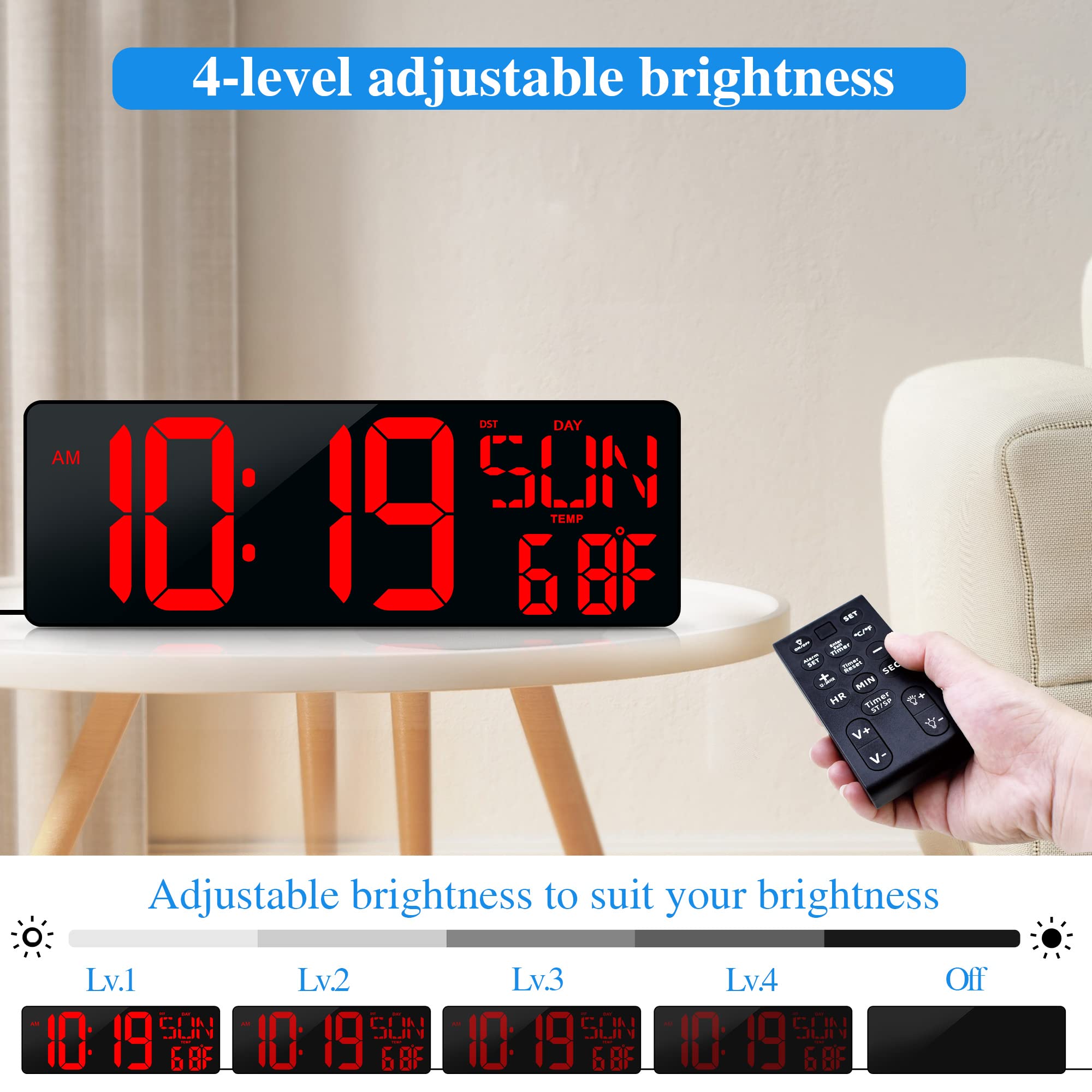 CYMHCHL gym timer clock helps track workouts with precise timing.