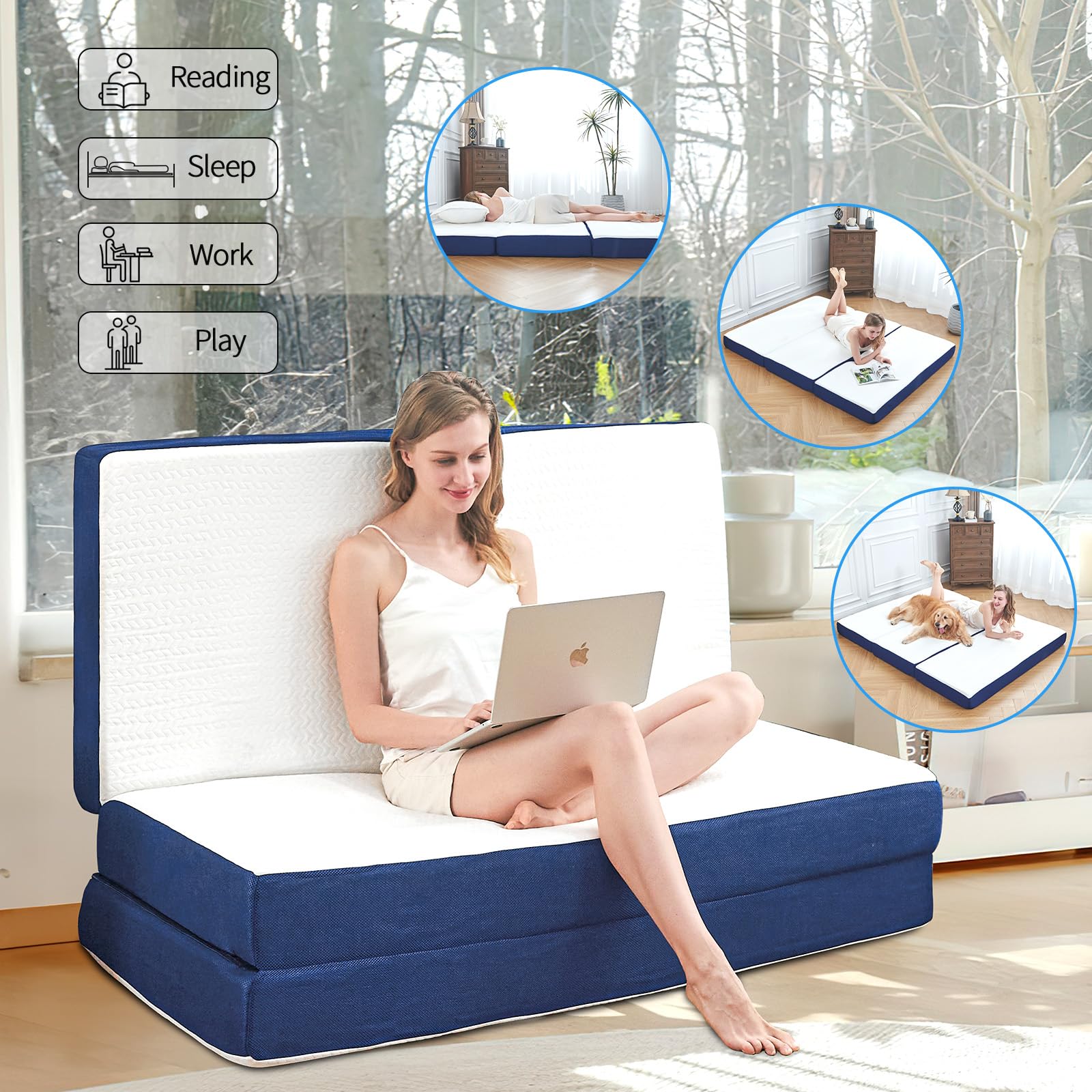 CYMULA CertiPUR-US foam mattress supports comfortable sleep and stability