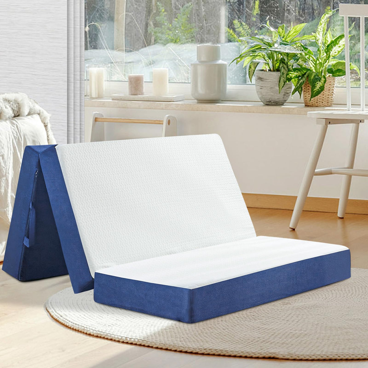 CYMULA folding mattress full-size memory foam for guests and comfort