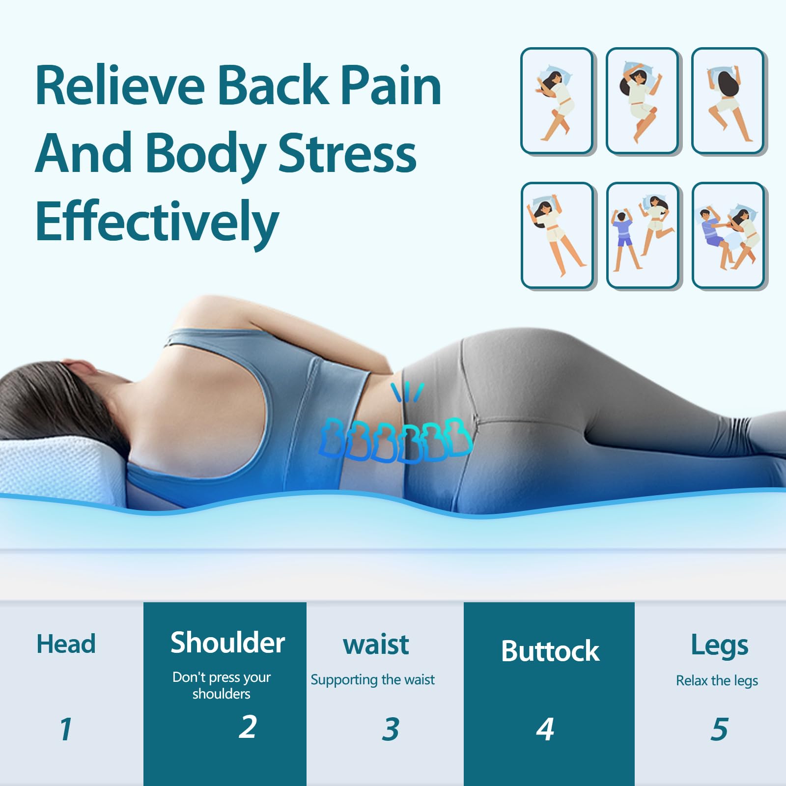 CYMULA breathable fabric promotes airflow for cooler, more comfortable sleep.