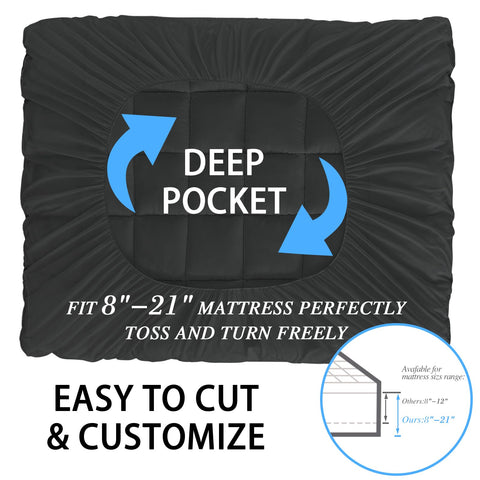 CYMULA mattress topper is machine washable for easy care