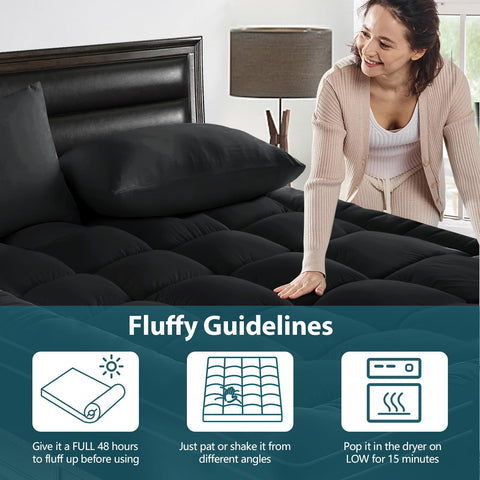 CYMULA quilted fabric resists wrinkles and stains for long-lasting freshness