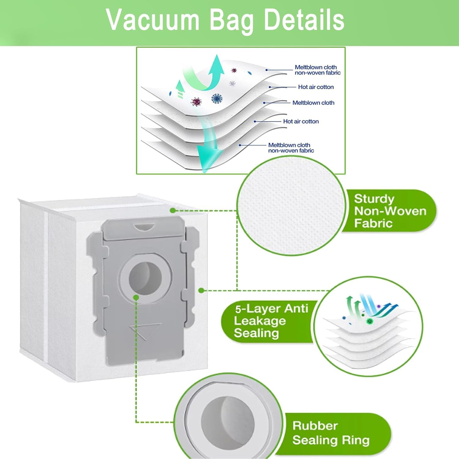 Cyorka Roomba side brushes pack delivers thorough edge cleaning and debris pickup.