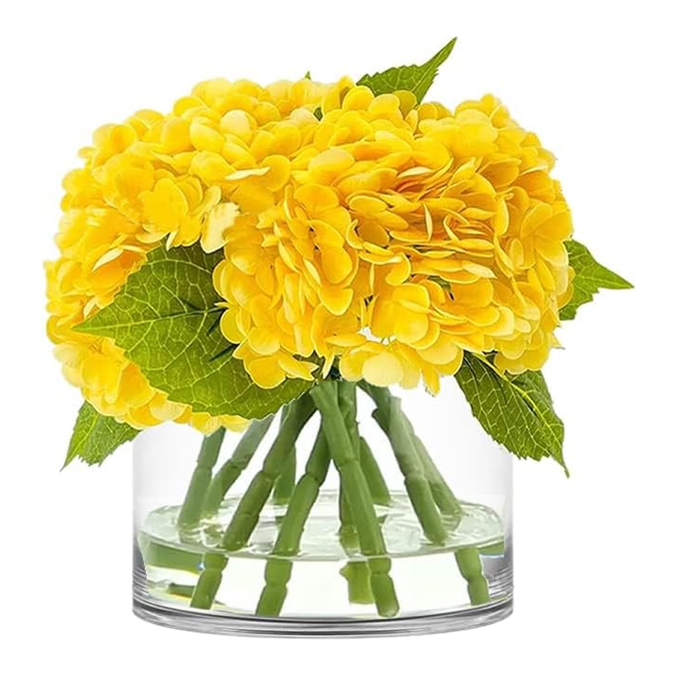 Bouquet capacity demonstrated by short-stem flowers in the vase