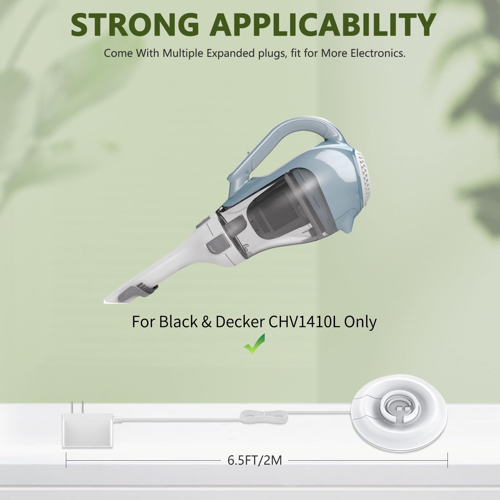 Czepa charger Black and Decker CHV1410L connector view secure power interface