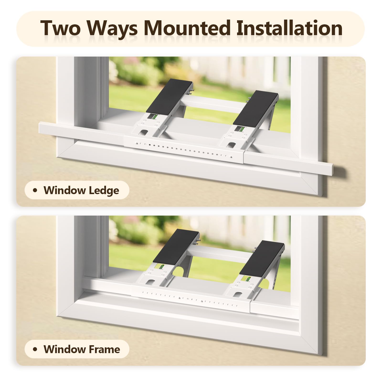 CZMIYRPY dual installation options on sill edge or frame