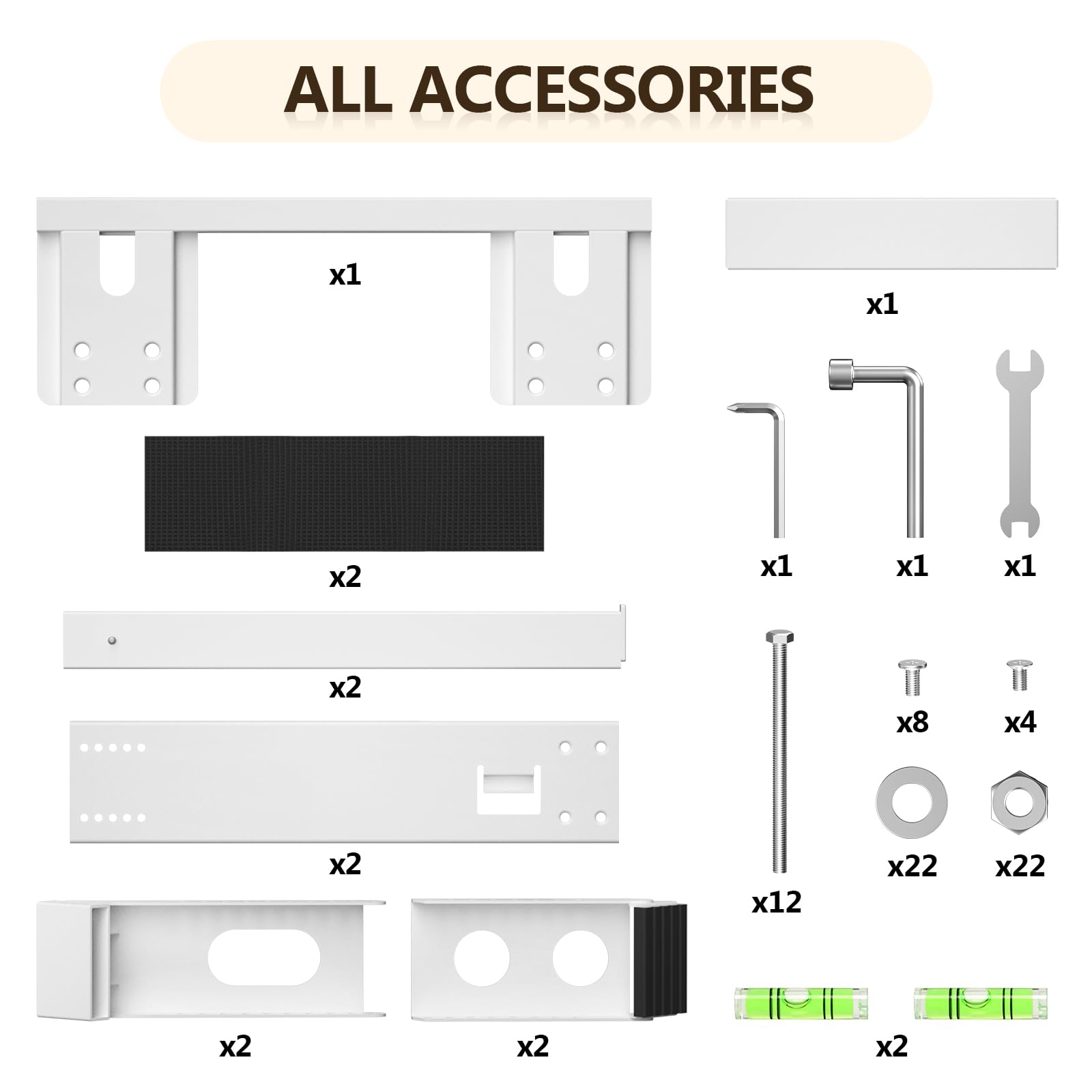 CZMIYRPY solid-wall compatible bracket supports sturdy units