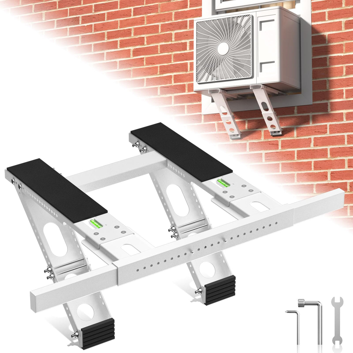 CZMIYRPY window AC bracket unboxing with quick no-drill setup