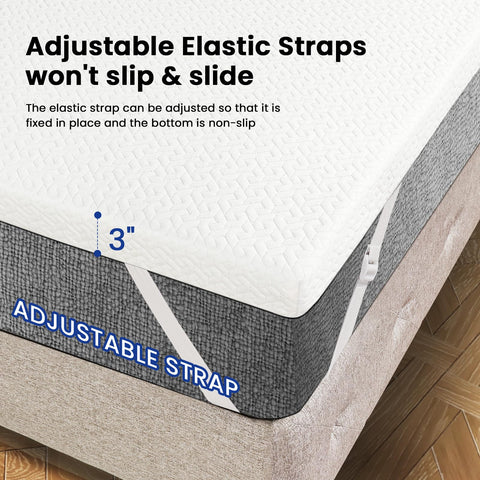 Czpalo breathable bamboo cover keeps your sleep surface fresh and comfortable.