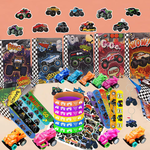 CZWXOXO monster truck glitter straws brighten drinks