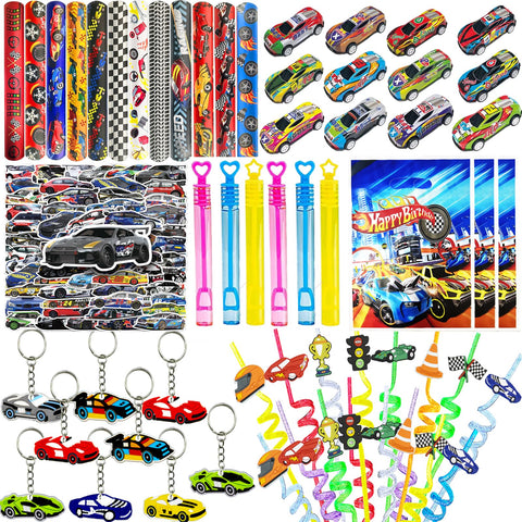 CZWXOXO mini race cars for party favors, perfect for birthday goody bags.