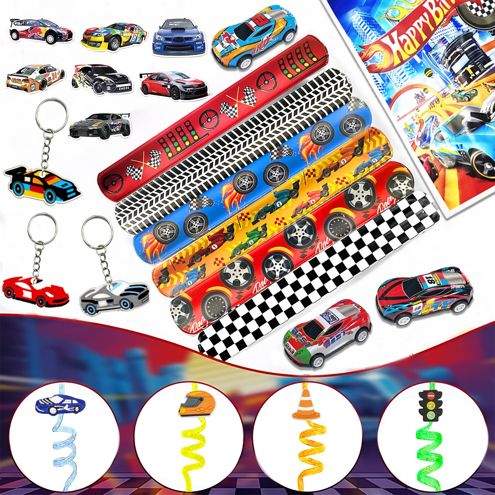 CZWXOXO slap bracelets add interactive fun for party prizes and crafts.