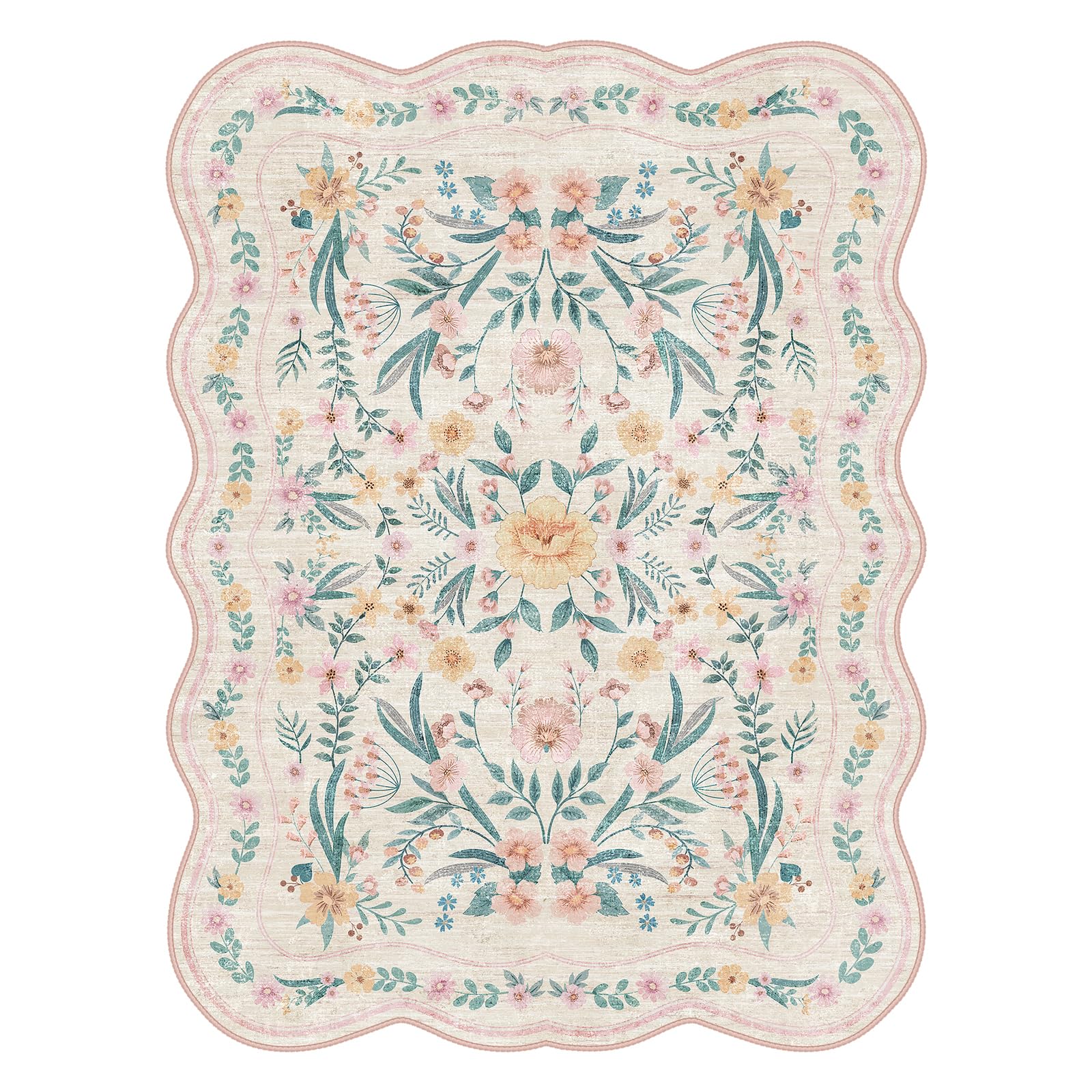 Dadasgk boho playroom carpet invites crawling and imaginative play.