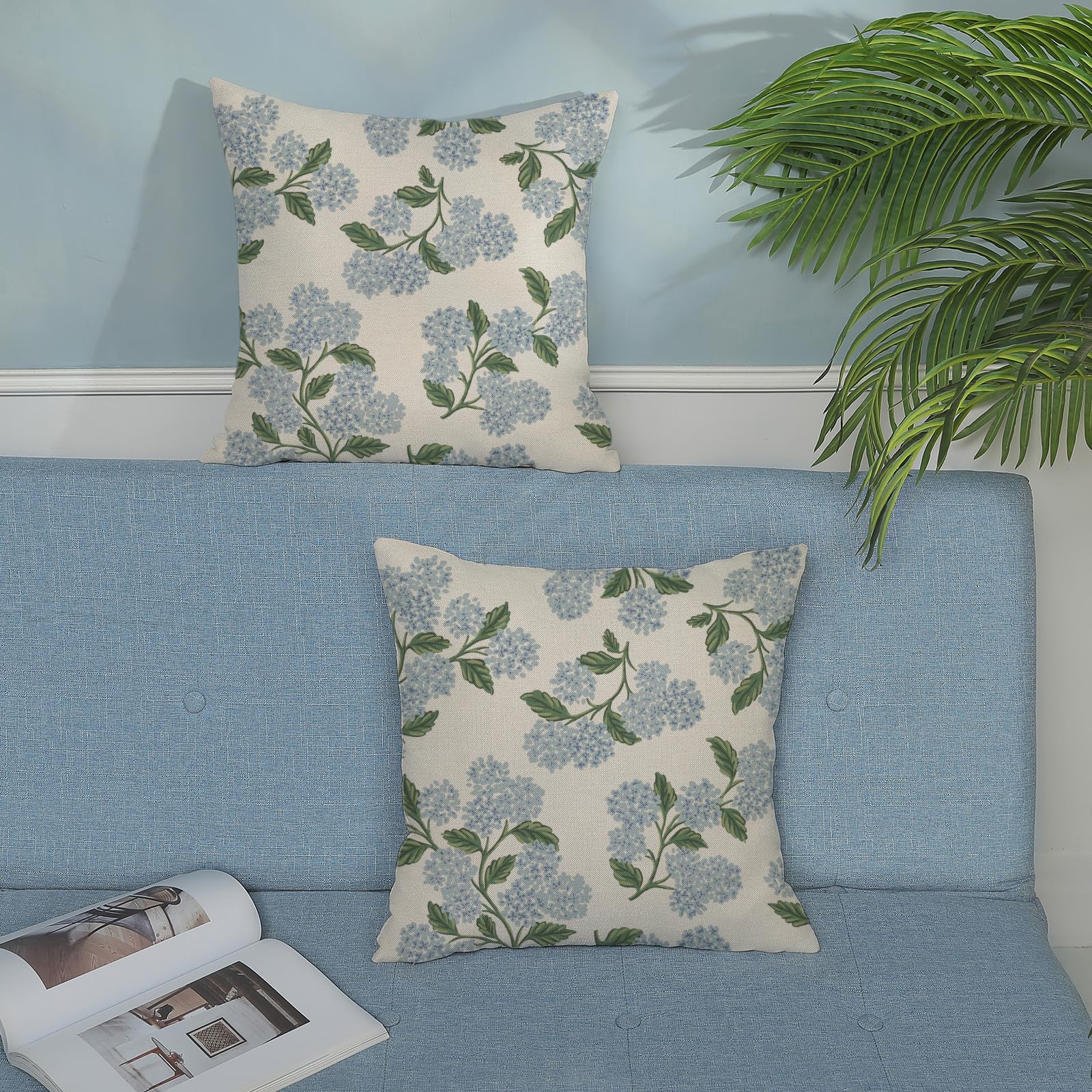 DAFENA hidden zip closure pillow cover with smooth insert access.