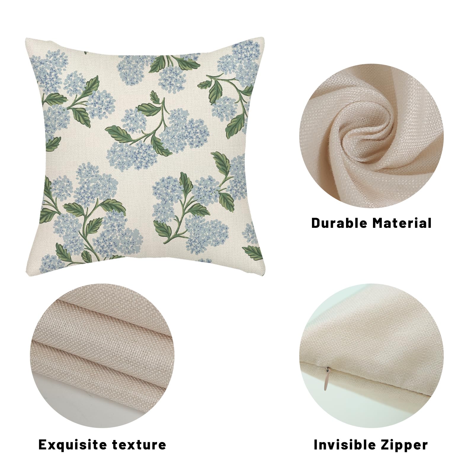 Outdoor summer setting with DAFENA floral pillow covers on seating.