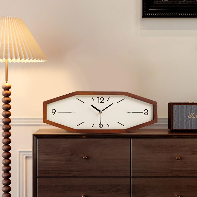 DaguyS silent quartz movement clock ensures quiet operation in any room.