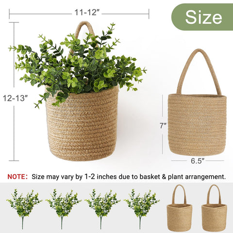 Dahey artificial eucalyptus plants brighten interiors without daily care.