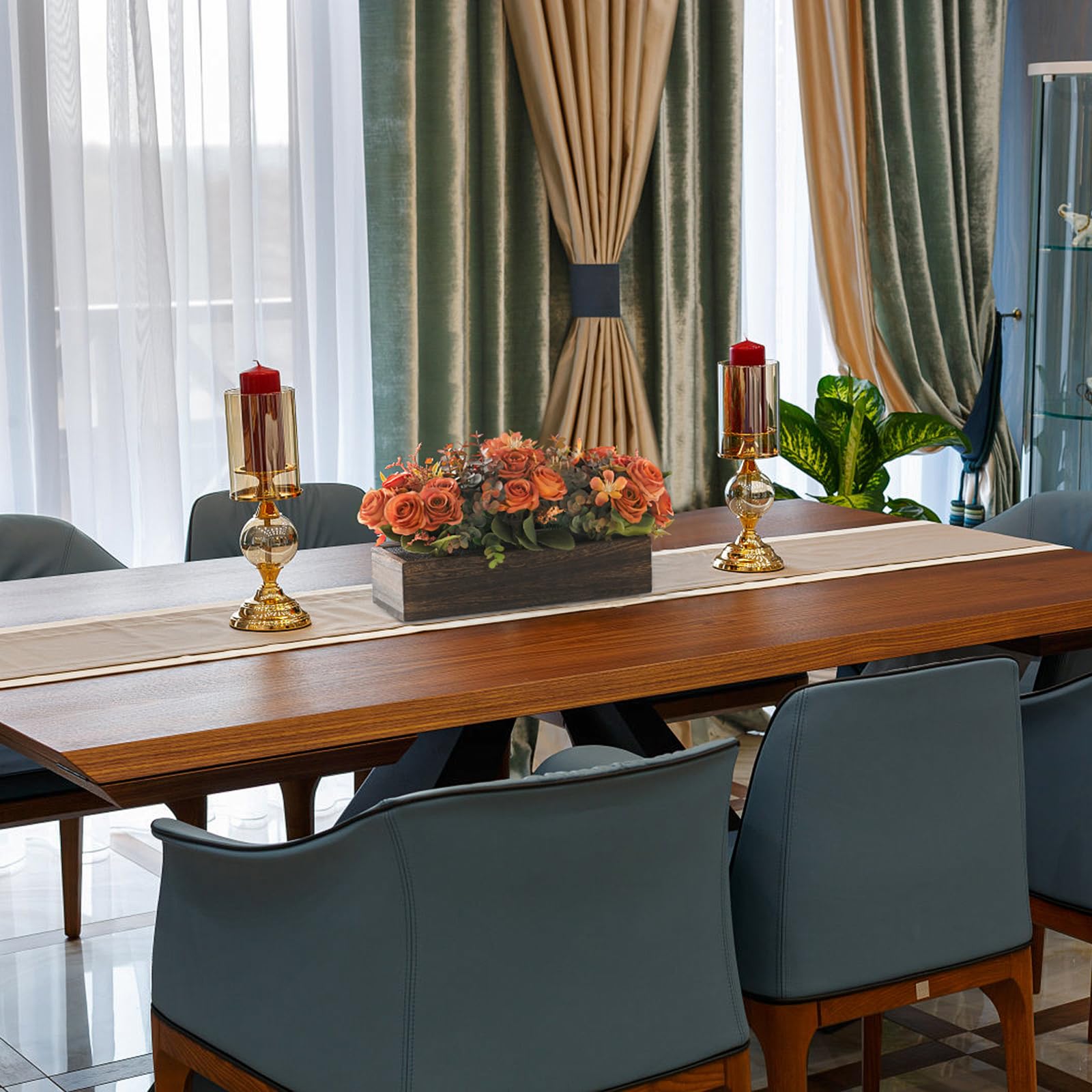Dahey table arrangement suitable for dining and living room spaces