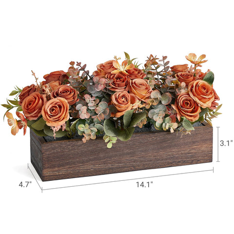 Dahey foam base keeps the arrangement stable during gatherings
