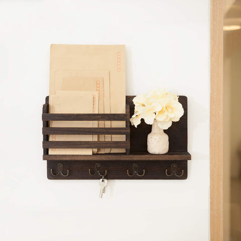 Dahey four double hooks hold keys wallets coats and leashes