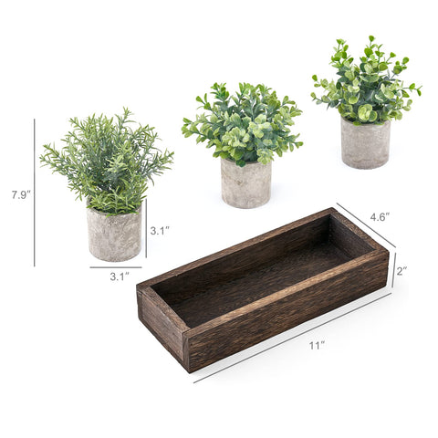 Dahey wedding or housewarming gift idea with reusable greenery centerpiece set.