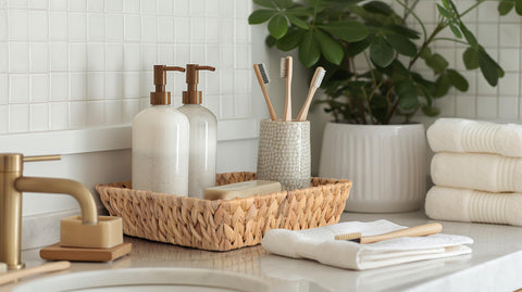 DAICOLAD entryway tabletop basket greet guests with organized keys and daily essentials.
