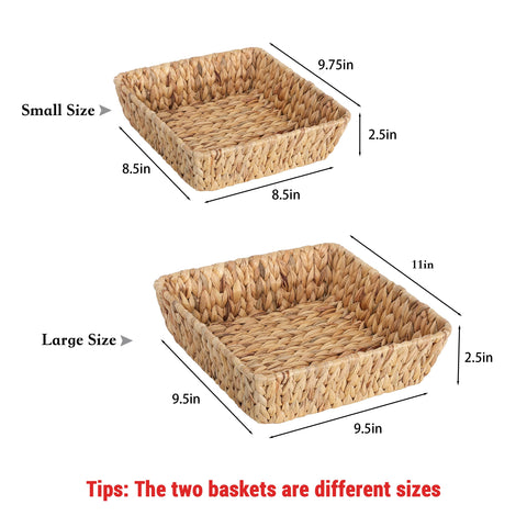 DAICOLAD makeup organizer basket keeps cosmetics tidy with easy reach.