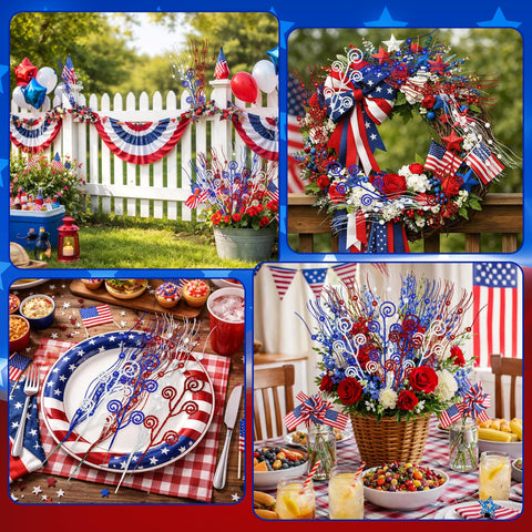 Daifunli 250th anniversary decor adds patriotic sparkle.