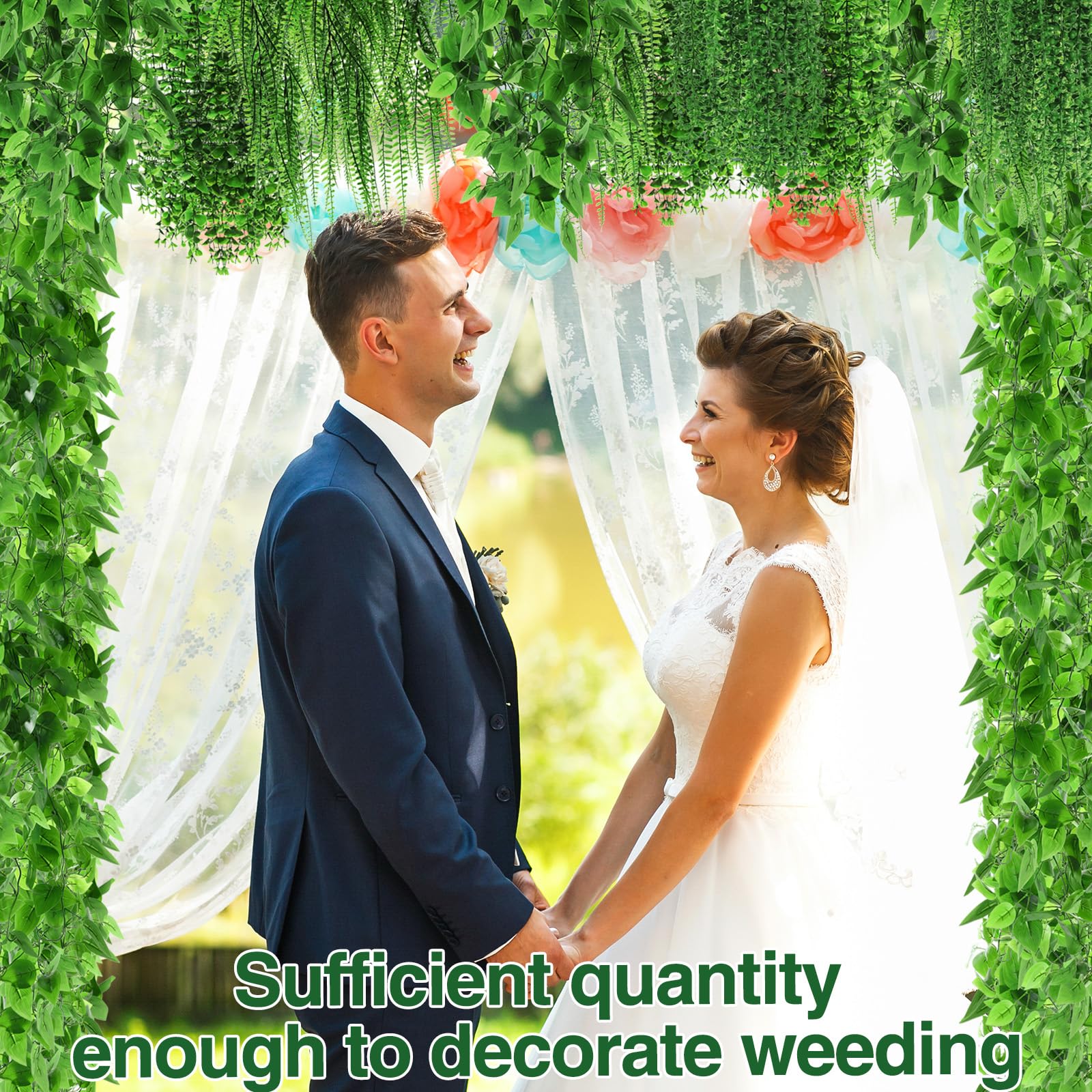 Daifunli artificial hanging plants pack — durable, water-resistant accents year-round